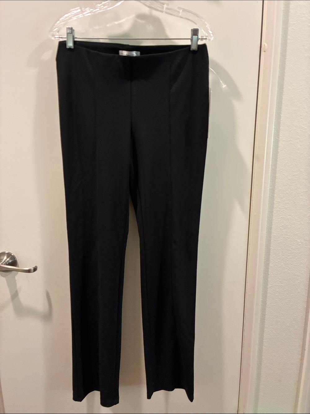 Women's Black Straight-Leg Dress Trousers